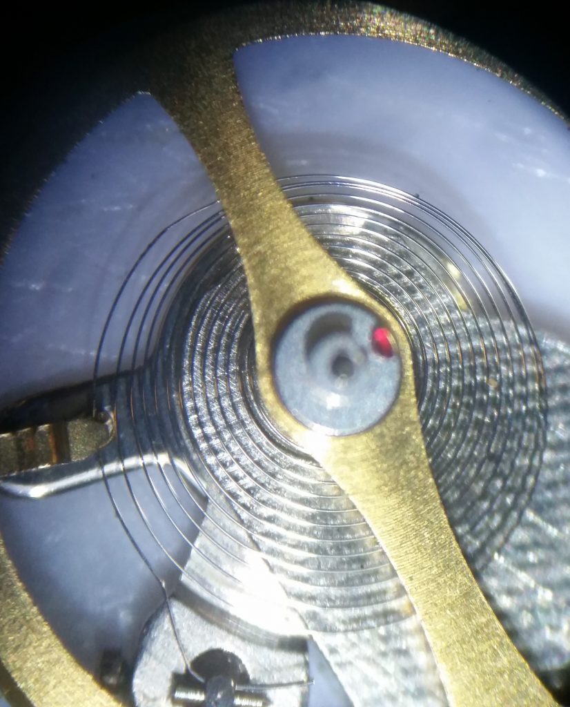 eccentric hairspring