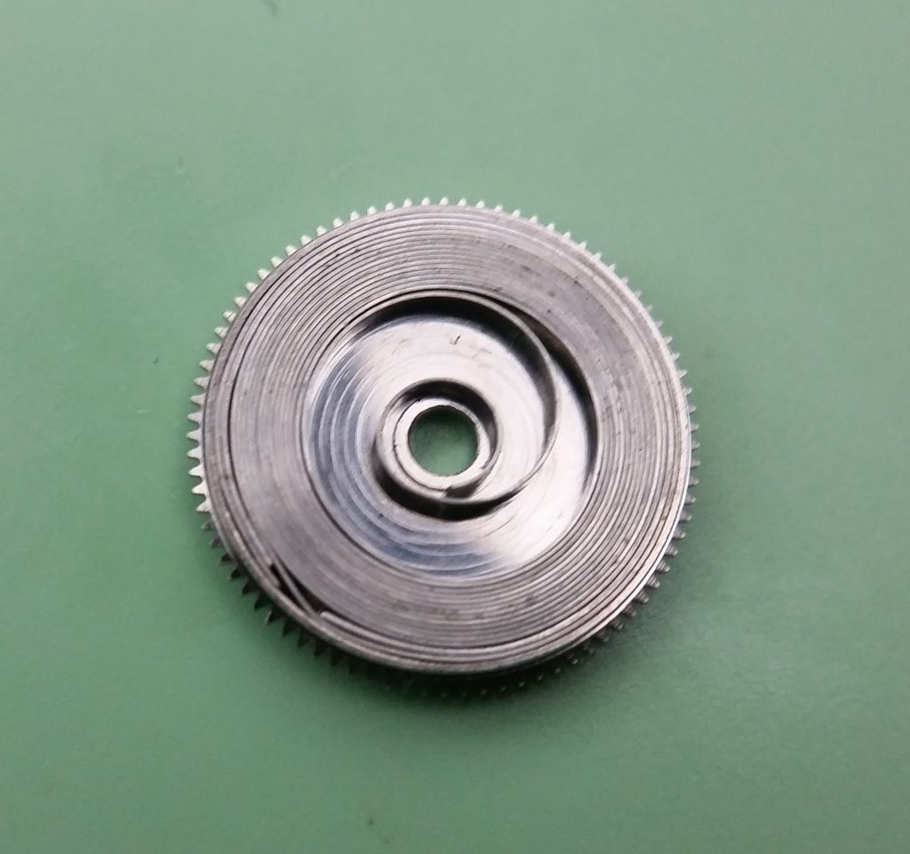 mainspring barrel